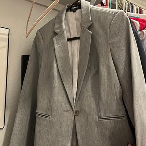 Express brand women’s Grey suit jacket, worn once!